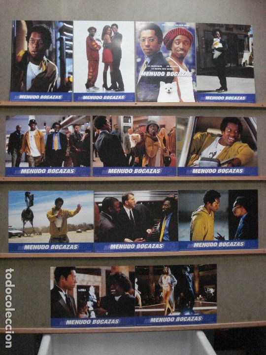 Cine: ABD48 MENUDO BOCAZAS EDDIE GRIFFIN ORLANDO JONES SET COMPLETO 12 FOTOCROMOS ORIGINAL ESTRENO