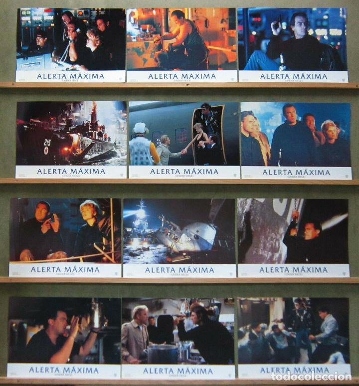Cin&eacute;ma: ABD70 ALERTA MAXIMA STEVEN SEAGAL SET COMPLETO 12 FOTOCROMOS ORIGINAL ESTRENO
