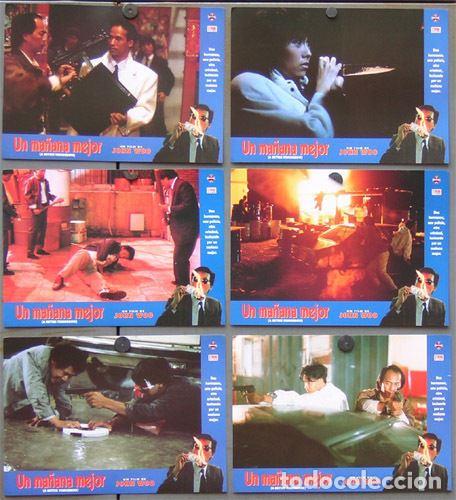 Cinema: ABD74 UN MA&Ntilde;ANA MEJOR A BETTER TOMORROW JOHN WOO SET COMPLETO 6 FOTOCROMOS ORIGINAL ESTRENO