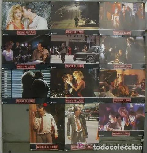Cinema: ABD76 MUERTO AL LLEGAR DENNIS QUAID MEG RYAN SET COMPLETO 12 FOTOCROMOS ORIGINAL ESTRENO