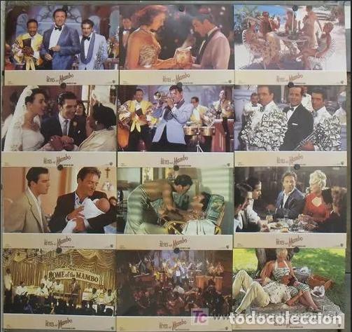 Cinema: ABD88 LOS REYES DEL MAMBO ANTONIO BANDERAS ARMAND ASSANTE SET COMPLETO 12 FOTOCROMOS ORIG ESTRENO