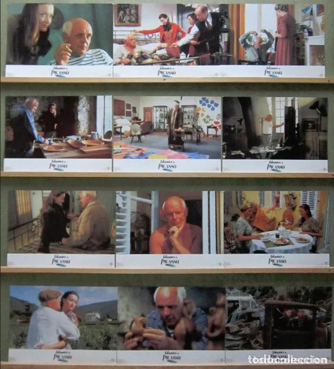 Cine: ABD96 SOBREVIVIR A PICASSO ANTHONY HOPKINS PABLO PICASSO SET COMPLETO 12 FOTOCROMOS ORIGINAL ESTRENO