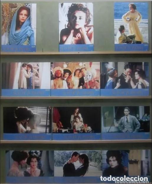 Cine: ABE01 LAS ALAS DE LA PALOMA HELENA BONHAM CARTER SET COMPLETO 12 FOTOCROMOS ORIGINAL ESTRENO