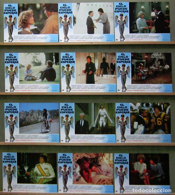 Cine: ABE05 EL CIELO PUEDE ESPERAR WARREN BEATTY JULIE CHRISTIE MASON SET 12 FOTOCROMOS ORIGINAL ESTRENO