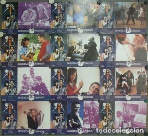 Cinema: ABE07 MORDISCOS PELIGROSOS LAUREN HUTTON JIM CARREY SET COMPLETO 12 FOTOCROMOS ORIGINAL ESTRENO