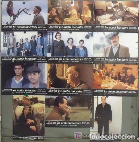 Cine: ABE12 LOS SANTOS INOCENTES FRANCISCO RABAL ALFREDO LANDA SET 12 FOTOCROMOS ORIGINAL ESTRENO