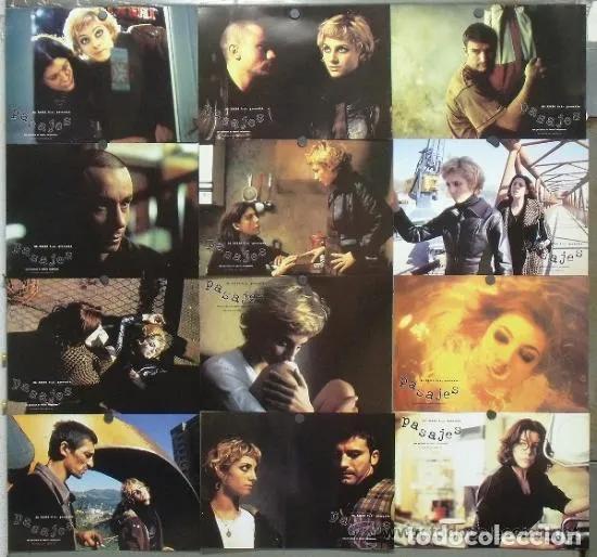 Cine: ABE14 PASAJES NAJWA NIMRI CHARO LOPEZ DANIEL CALPARSORO SET COMPLETO 12 FOTOCROMOS ORIGINAL ESTRENO