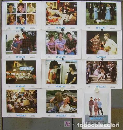 Cine: ABE18 16 VELAS MOLLY RINGWALD JOHN HUGHES SET COMPLETO 12 FOTOCROMOS ORIGINAL ESTRENO