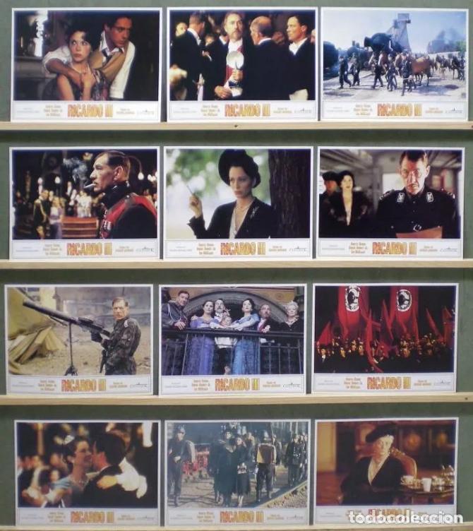 Cine: ABE21 RICARDO III ANNETTE BENING IAN MCKELLEN DOWNEY JR. SET COMPLETO 12 FOTOCROMOS ORIGINAL ESTRENO
