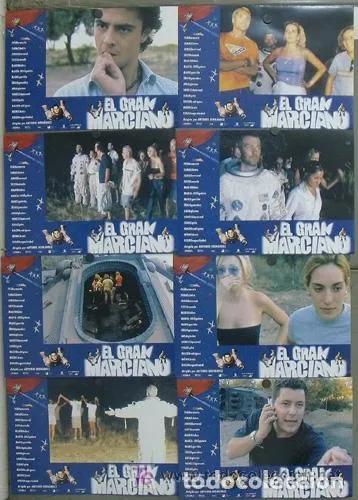 Cine: ABE29 EL GRAN MARCIANO GRAN HERMANO SET COMPLETO 8 FOTOCROMOS ORIGINAL ESTRENO