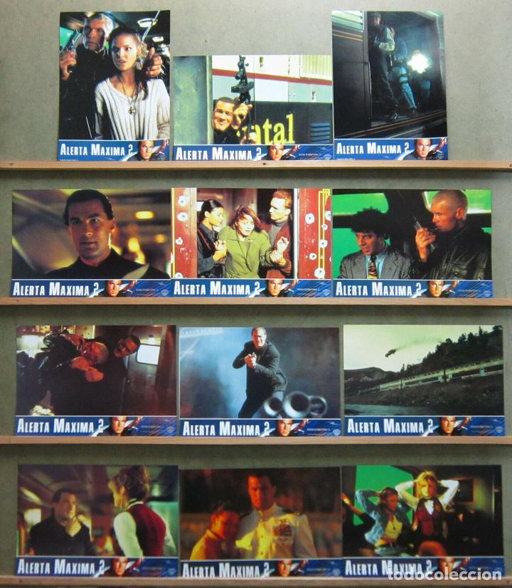 Cine: ABE33 ALERTA MAXIMA 2 STEVEN SEAGAL SET COMPLETO 12 FOTOCROMOS ORIGINAL ESTRENO
