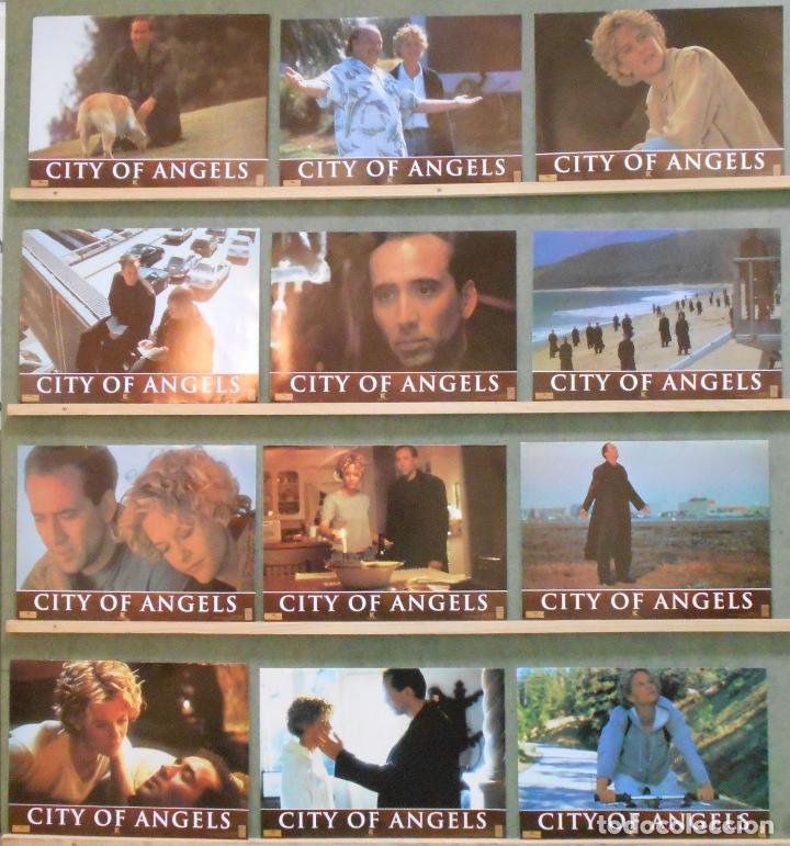 Cine: ABE37 CITY OF ANGELS NICOLAS CAGE MEG RYAN SET COMPLETO 12 FOTOCROMOS ORIGINAL ESTRENO