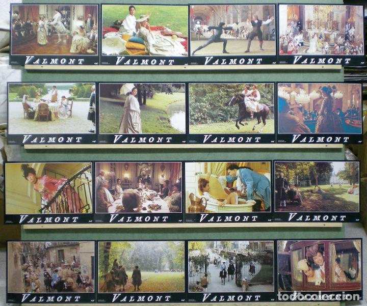 Cine: ABE41 VALMONT MILOS FORMAN ANNETTE BENING SET COMPLETO 16 FOTOCROMOS ORIGINAL ESTRENO