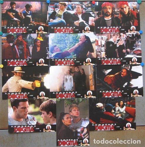 Cine: ABE59 DOGMA BEN AFFLECK SALMA HAYEK KEVIN SMITH SET COMPLETO 12 FOTOCROMOS ESTRENO