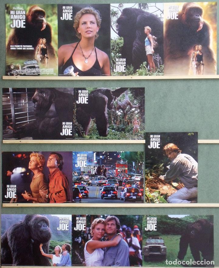 Kino: ABE71 MI AMIGO JOE CHARLIZE THERON BILL PAXTON WALT DISNEY SET COMPLETO 12 FOTOCROMOS ORIG ESTRENO