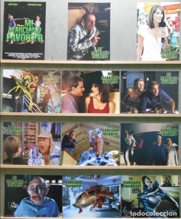Cine: ABE73 MI MARCIANO FAVORITO WALT DISNEY JEFF DANIELS SET COMPLETO 12 FOTOCROMOS ORIGINAL ESTRENO
