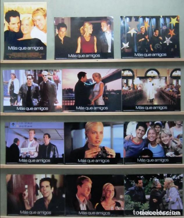 Cine: ABE83 MAS QUE AMIGOS BEN STILLER EDWARD NORTON JENNA ELFMAN SET COMPLETO 12 FOTOCROMOS ORIG ESTRENO