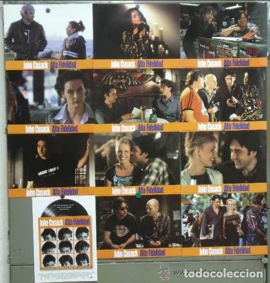 Cine: ABE84 ALTA FIDELIDAD JOHN CUSACK SET 12 FOTOCROMOS ORIGINAL ESTRENO