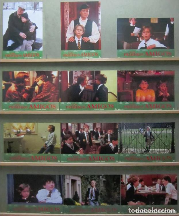 Cinema: ABE88 LOS PRIMEROS AMIGOS M. NIGHT SHYAMALAN DENIS LEARY SET COMPLETO 12 FOTOCROMOS ORIGINAL ESTRENO