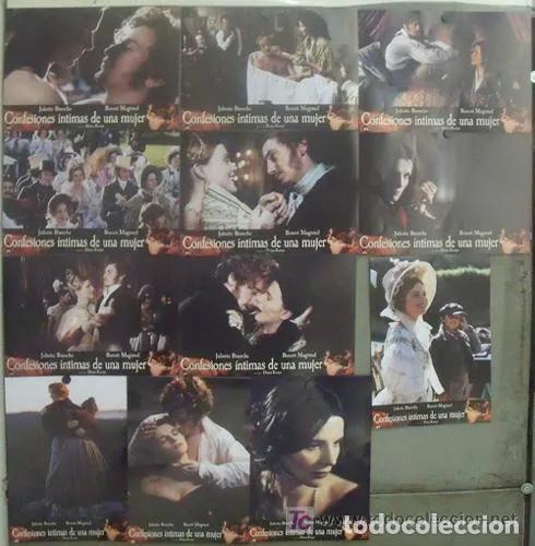 Cin&eacute;ma: ABE92 CONFESIONES INTIMAS DE UNA MUJER JULIETTE BINOCHE SET COMPLETO 12 FOTOCROMOS ORIGINAL ESTRENO