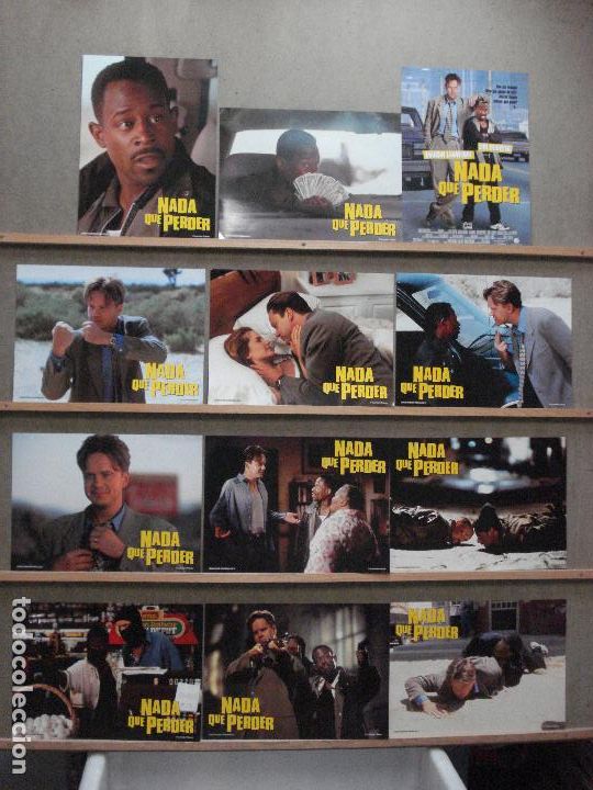 Cine: ABE99 NADA QUE PERDER TIM ROBBINS MARTIN LAWRENCE KELLY PRESTON SET 12 FOTOCROMOS ORIGINAL ESTRENO