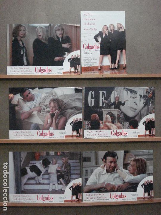 Cine: ABF05 COLGADAS DIANE KEATON MEG RYAN LISA KUDROW SET COMPLETO 6 FOTOCROMOS ORIGINAL ESTRENO