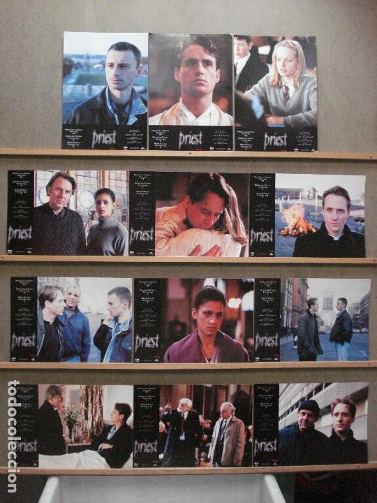 Cine: ABF06 PRIEST ANTONIA BIRD ROBERT CARLYLE CULT GAY SET COMPLETO 12 FOTOCROMOS ORIGINAL ESTRENO