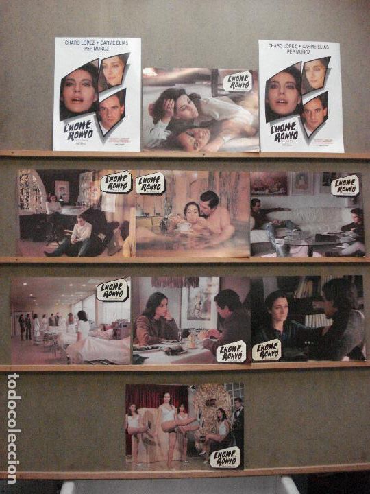 Cinema: ABF08 CONDENADO A VIVIR l'home ronyo CHARO LOPEZ SET COMPLETO 10 FOTOCROMOS ORIGINAL ESTRENO CATALAN