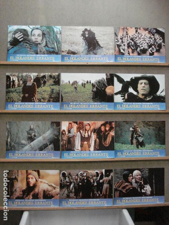 Cinema: ABF10 EL HOLANDES ERRANTE RENE GROOTHOF NINO MANFREDI SET COMPLETO 12 FOTOCROMOS ORIGINAL ESTRENO
