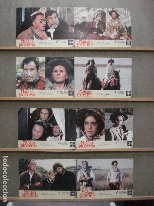 Cine: ABF12 MA&Ntilde;ANA SUCEDERA DANIELE LUCHETTI SET COMPLETO 8 FOTOCROMOS ORIGINAL ESTRENO