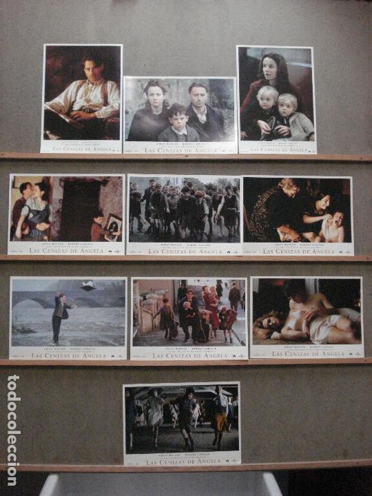 Cine: ABF18 LAS CENIZAS DE ANGELA ALAN PARKER SET COMPLETO 10 FOTOCROMOS ORIGINAL ESTRENO