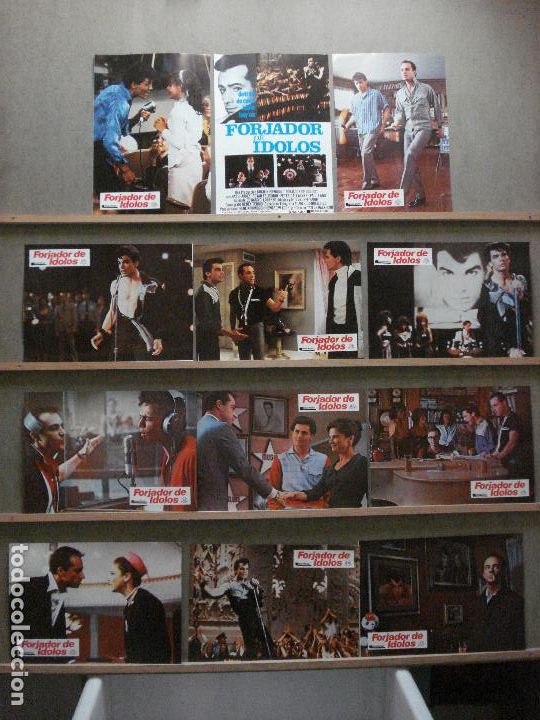 Cinema: ABF21 FORJADOR DE IDOLOS RAY SHARKEY SET COMPLETO 12 FOTOCROMOS ORIGINAL ESTRENO