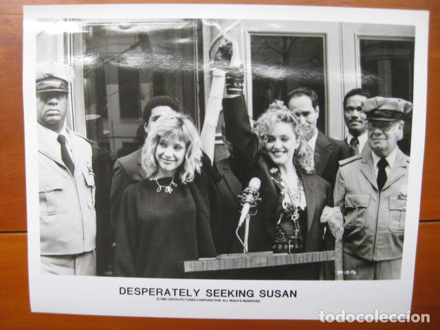 Cine: buscando a susan desesperadamente - foto original b/n - madonna Rosanna Arquette