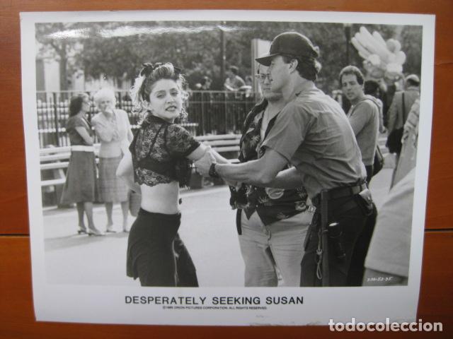 Cine: buscando a susan desesperadamente - foto original b/n - madonna