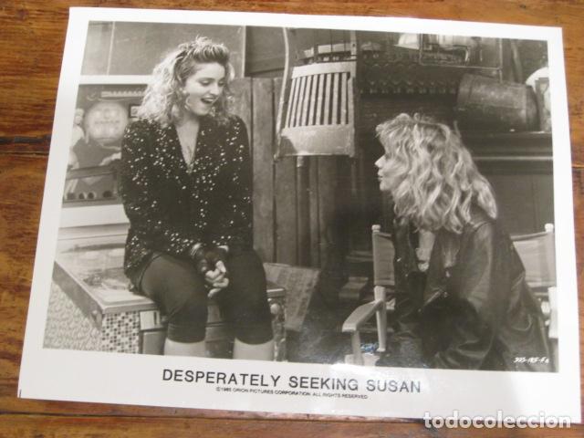Cine: buscando a susan desesperadamente - foto original b/n - madonna Rosanna Arquette