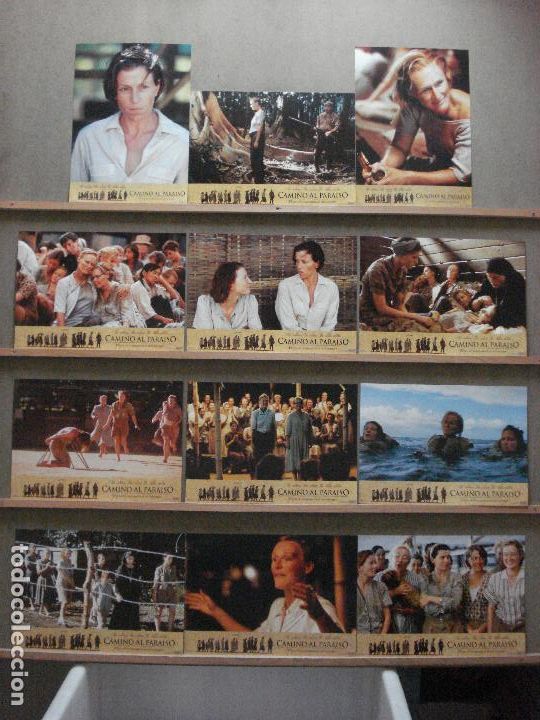 Kino: ABF42 CAMINO AL PARAISO GLENN CLOSE FRANCES MCDORMAND SET 12 FOTOCROMOS ORIGINAL ESTRENO