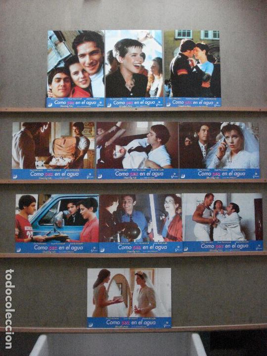 Cine: ABF46 COMO PEZ EN EL AGUA DAN FUTTERMAN KATE BECKINSALE SET 10 FOTOCROMOS ORIGINAL ESTRENO