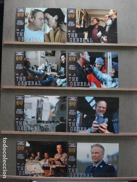 Cine: 2ABF48 THE GENERAL BRENDAN GLEESON JOHN VOIGHT SET COMPLETO 8 FOTOCROMOS ORIGINAL