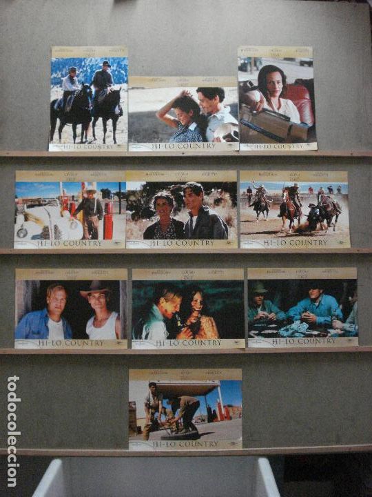 Cine: ABF60 HI-LO COUNTRY WOODY HARRELSON PENELOPE CRUZ BILLY CRUDUP SET COMPLETO 10 FOTOCROMOS ORIGINAL