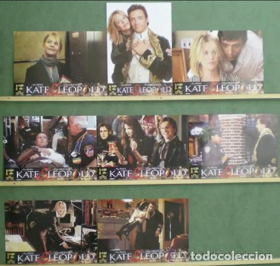 Cine: ABF68 KATE & LEOPOLD MEG RYAN HUGH JACKMAN SET COMPLETO 8 FOTOCROMOS ORIGINAL ESTRENO