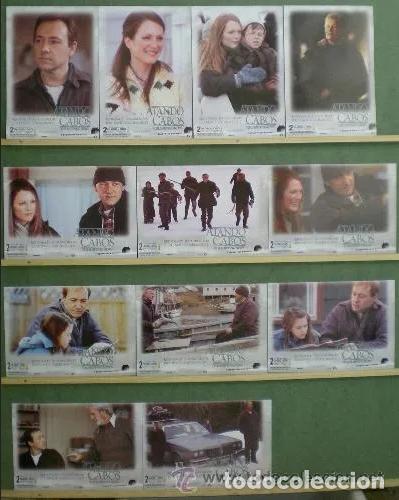 Kino: ABF70 ATANDO CABOS CATE BLANCHETT JULIANNE MOORE KEVIN SPACEY SET 12 FOTOCROMOS ORIGINAL ESTRENO
