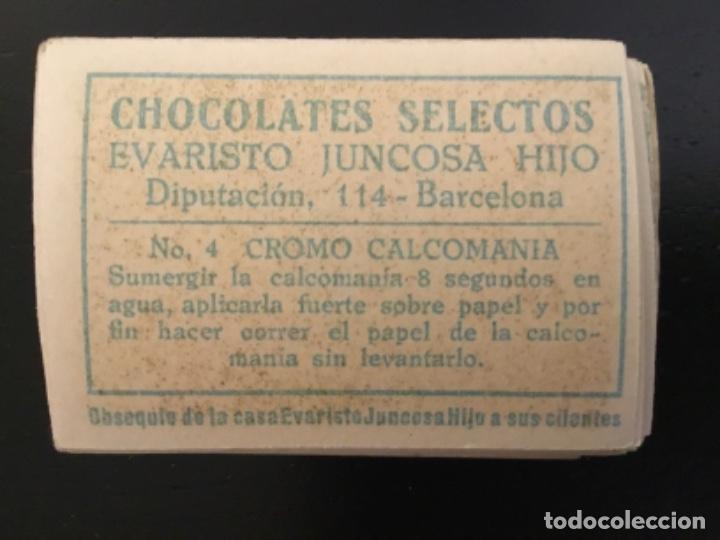Kino: Cromos Calcomania Lote 53 calcoman&iacute;as sin despegar Chocolates Juncosa