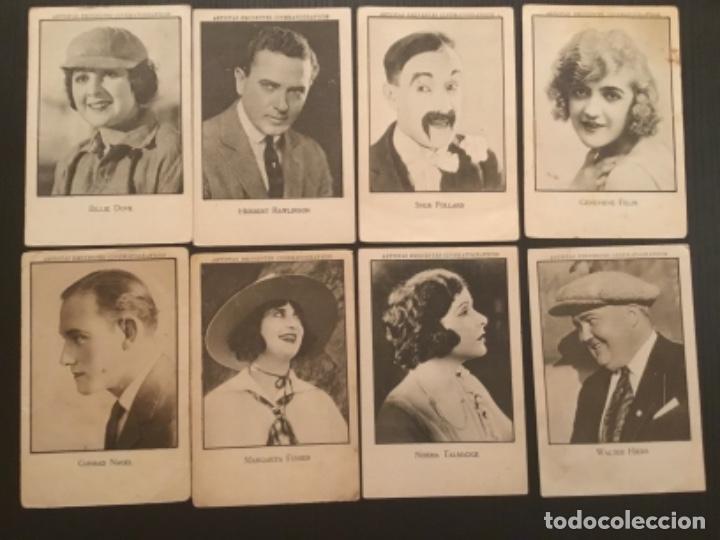 Cine: cine artistas Eminentes cinematograficos Serie IX Chaplin,Pollard,Hiers,Dove,Harold Lloyd,
