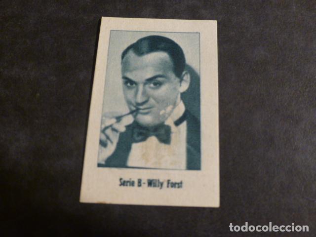 Cine: CROMO ACTOR WILLY FORST