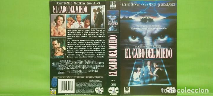 Cine: S&oacute;lo car&aacute;tula El cabo de miedo 1991 Robert De Niro Publicidad Regreso al futuro *Pedido m&iacute;nimo 5&euro;