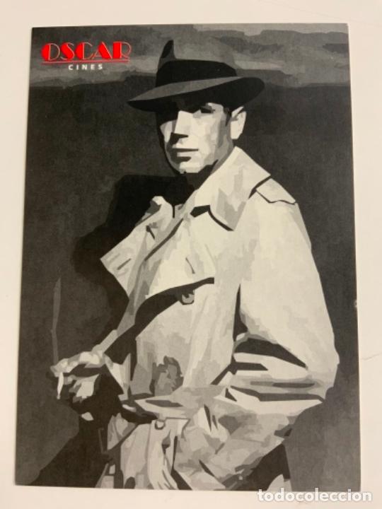 Cine: Antigua postal OSCAR CINES - HUMPHREY BOGART. Mide unos 15x10,5cm. IMPECABLE.