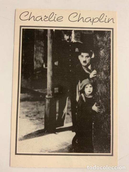 Cine: Antigua postal de CHARLIE CHAPLIN. Mide unos 15x10,5cm. ESCRITA.