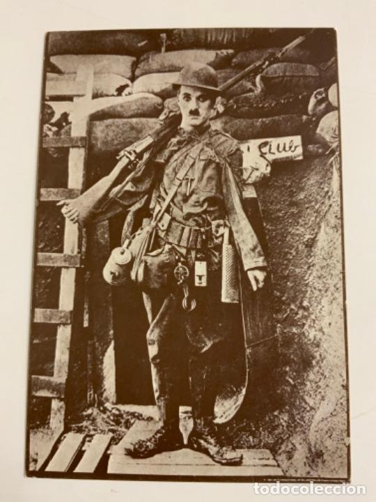 Cine: Preciosa antigua postal de CHARLIE CHAPLIN. Mide unos 15x10,5cm. IMPECABLE.