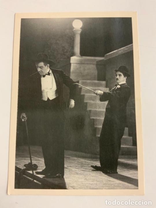 Cine: Antigua postal de CHARLIE CHAPLIN. Mide unos 15x10,5cm. IMPECABLE.