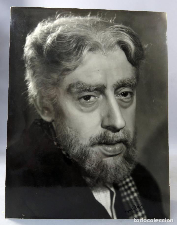 Kino: Fotograf&iacute;a original actor Fernando Rey Foto Mila Madrid 29,5 cm x 23 cm
